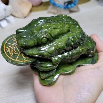 MONEY TOAD Ukiran Kodok Crystal