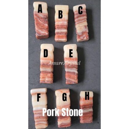 PORK STONE Ukiran Red Calcite
