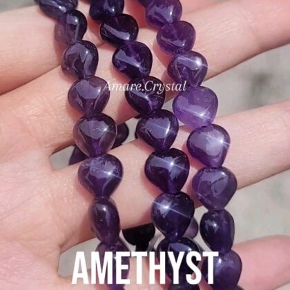 Heart AMETHYST Quartz, Gelang