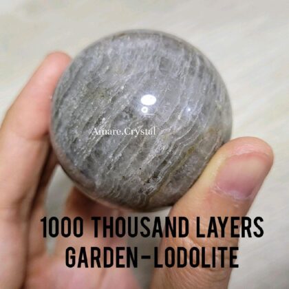 1000 Thousand Layers Garden QUARTZ Lodolite Sphere