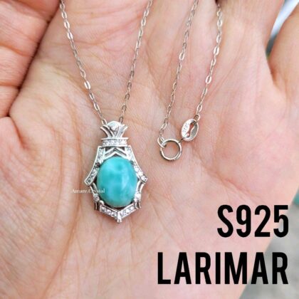 LARIMAR S925 Silver Liontin