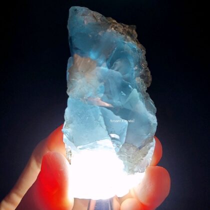 Blue FLUORITE Raw Crystal