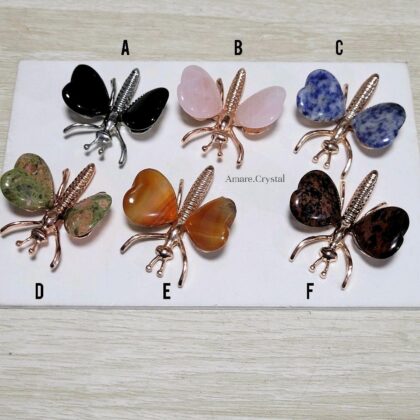 Ukiran Crystal Kupu Capung