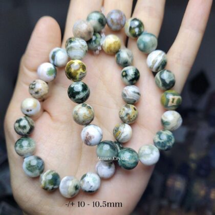 Ocean JASPER OJ Natural Crystal Bracelet Gelang Batu Alam Kristal - -/+ 6mm