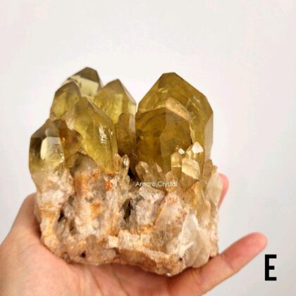 Raw Cluster Point CITRINE Quartz Kundalini