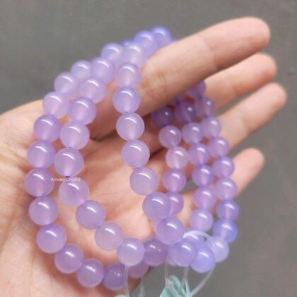 Purple CHALCEDONY Gelang