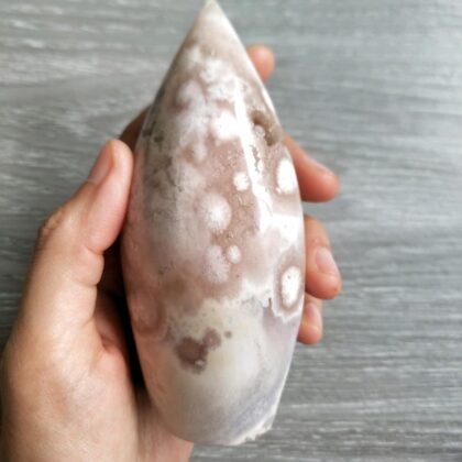 Pink Amethyst Flower Agate (PAFA) Free Form Flame