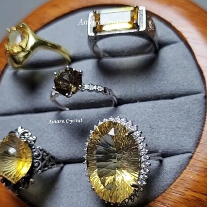 J-K s925 CITRINE Ring Fine Jewelry