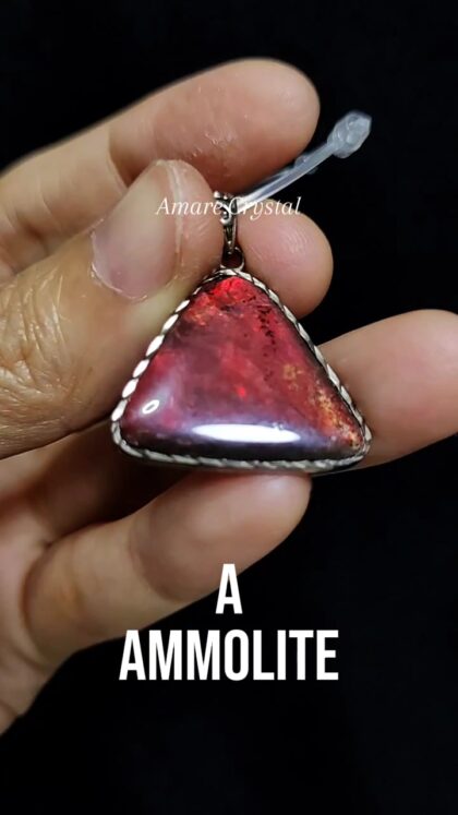 S925 AMMOLITE Liontin