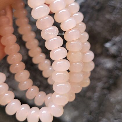 Peach Morganite Rondelle Gelang