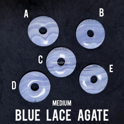 Blue Lace Agate Doughnut