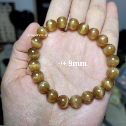 Golden Apatite Cat Eye Gelang