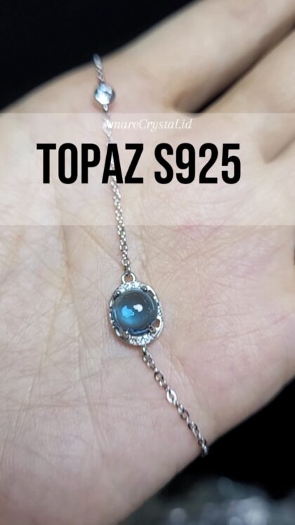 s925 Topaz Gelang